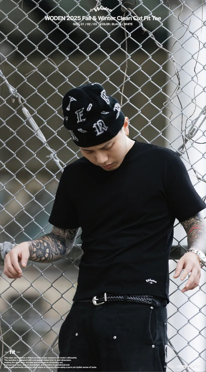 WODEN 2025 Fall & Winter 018 Clean Cut Fit Tee