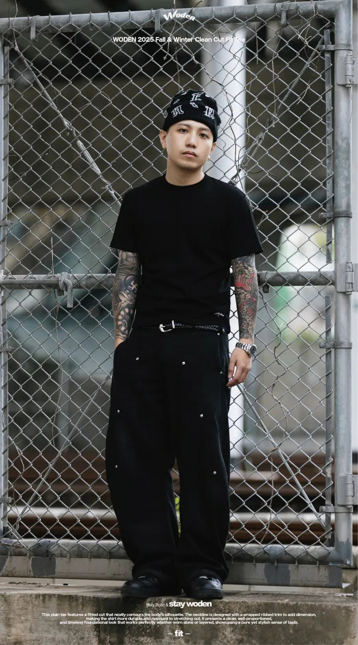 WODEN 2025 Fall & Winter 018 Clean Cut Fit Tee