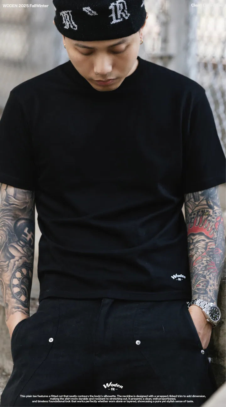 WODEN 2025 Fall & Winter 018 Clean Cut Fit Tee