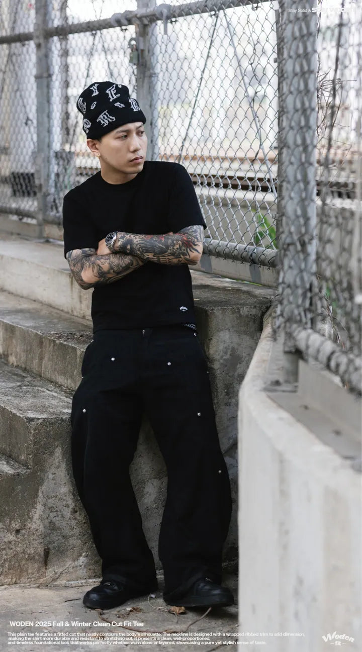 WODEN 2025 Fall & Winter 018 Clean Cut Fit Tee