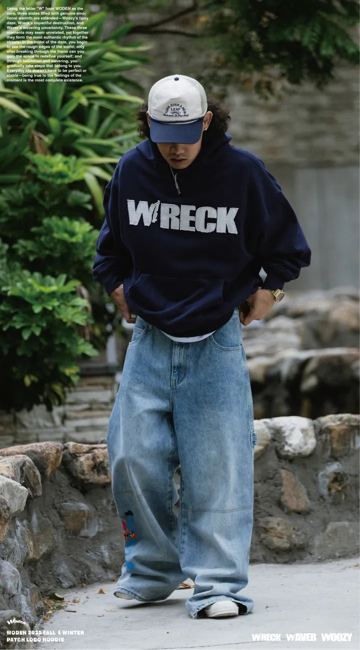 WODEN 2025 Fall & Winter 021 Patch LOGO Hoodie