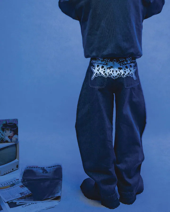 parallax.tp 25 F/W “Graffiti”Scimitar Pants
