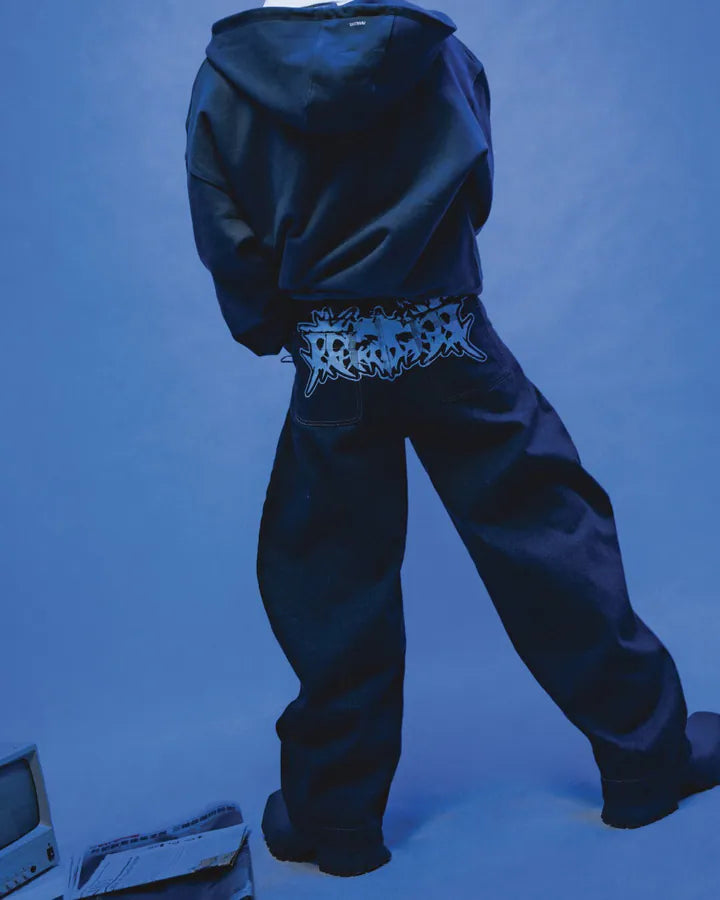 parallax.tp 25 F/W “Graffiti”Scimitar Pants