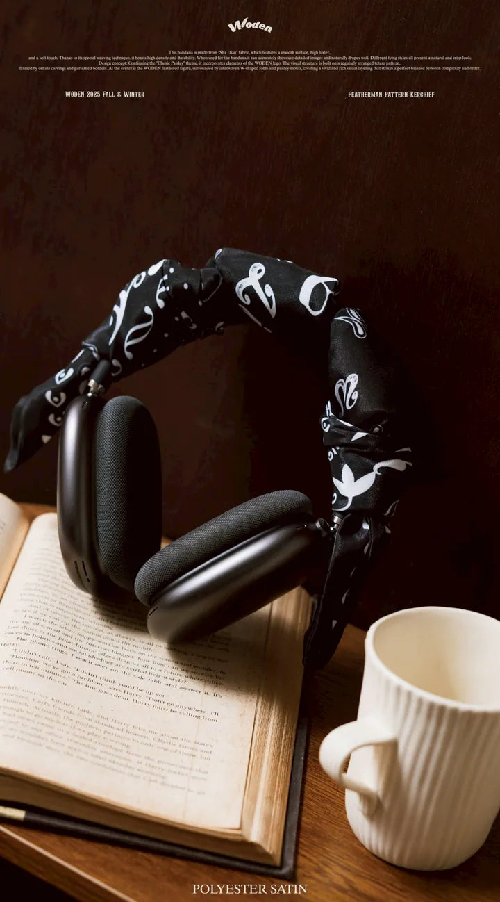 WODEN 2025 Fall & Winter 020 Featherman Pattern Kerchief