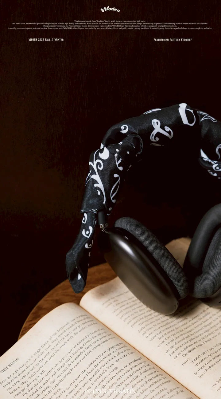 WODEN 2025 Fall & Winter 020 Featherman Pattern Kerchief