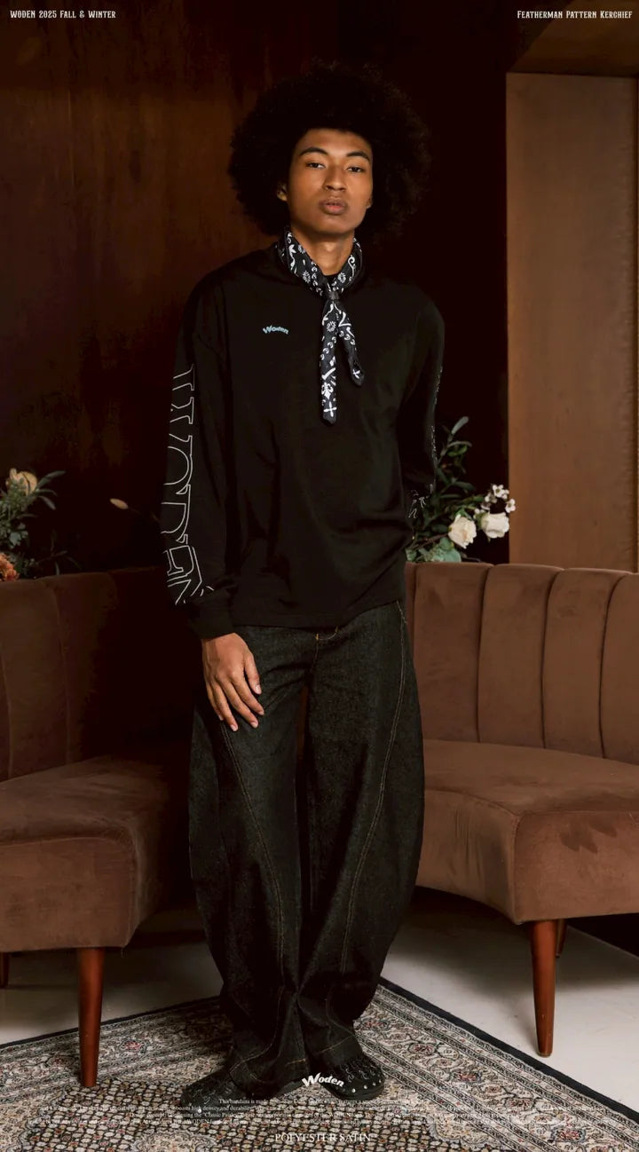 WODEN 2025 Fall & Winter 020 Featherman Pattern Kerchief