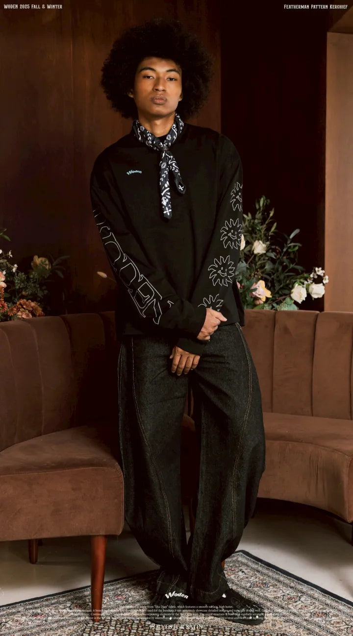 WODEN 2025 Fall & Winter 020 Featherman Pattern Kerchief