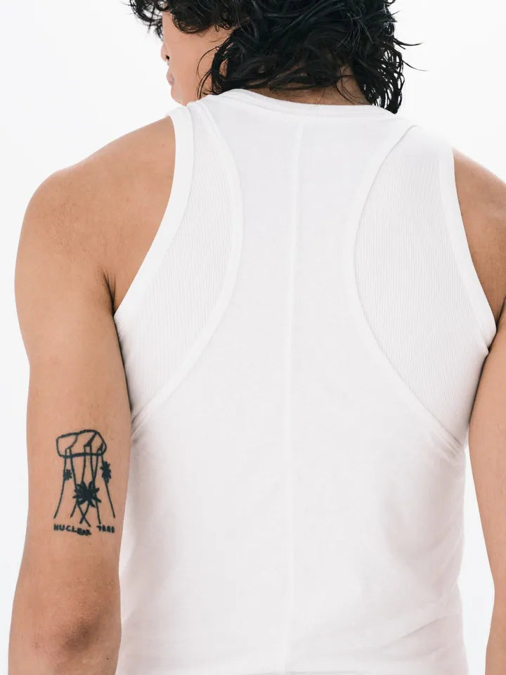 ANOWHEREMAN Double Layers Tank Top