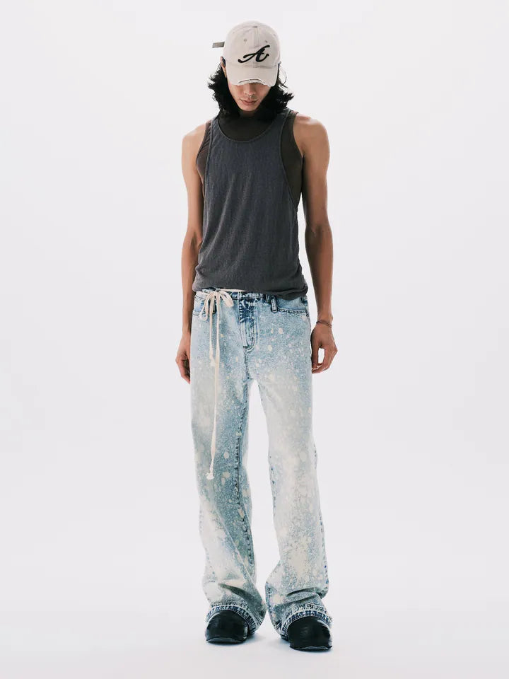 ANOWHEREMAN Double Layers Tank Top