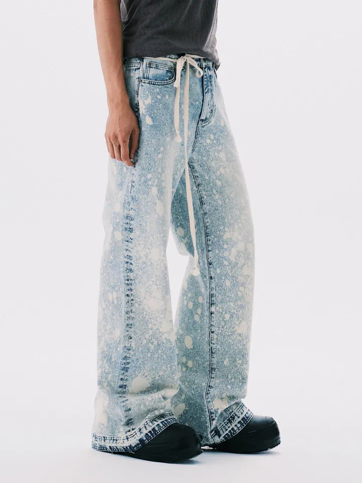 ANOWHEREMAN Paint Denim Jeans