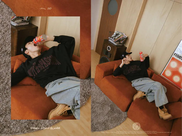 WODEN® X P.B.P® 023 Vintage College Sweatshirt