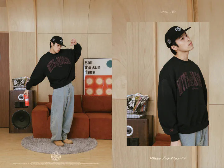 WODEN® X P.B.P® 023 Vintage College Sweatshirt