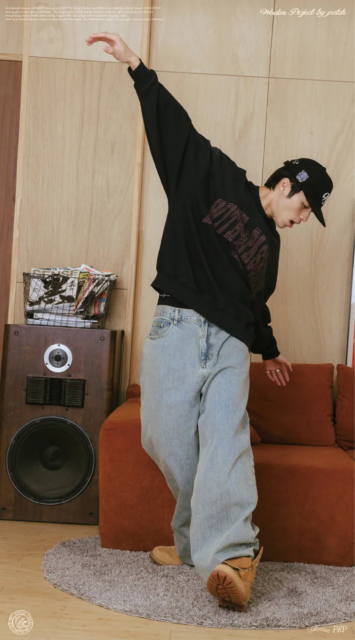 WODEN® X P.B.P® 023 Vintage College Sweatshirt