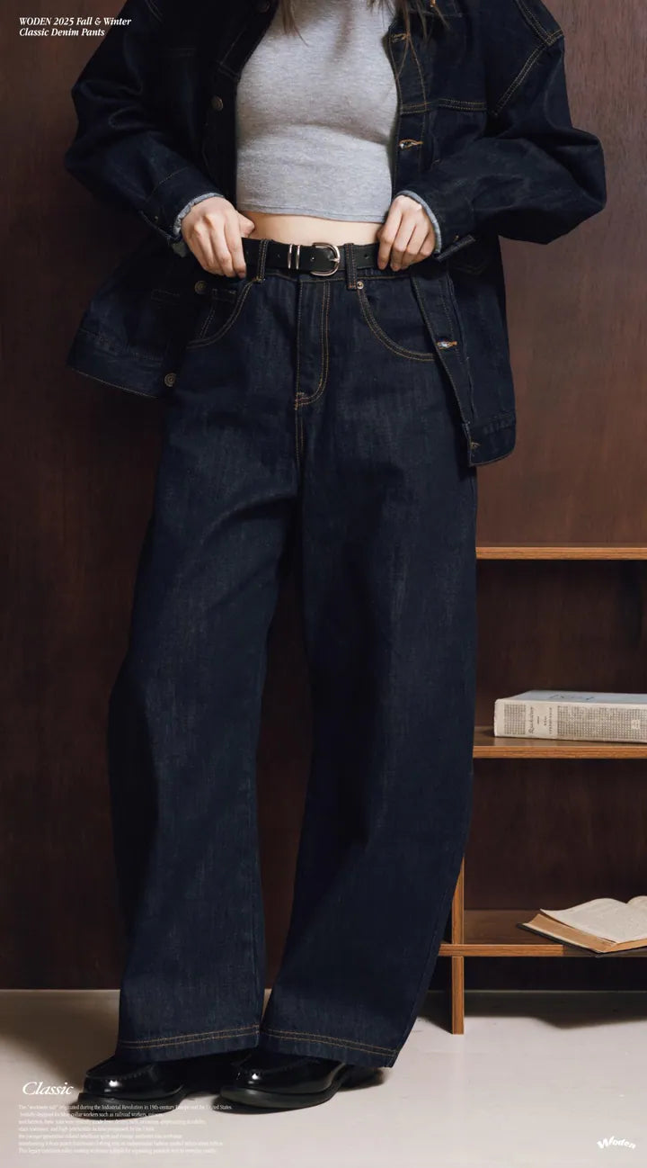 WODEN 2025 Fall & Winter 030 Classic Denim Pants