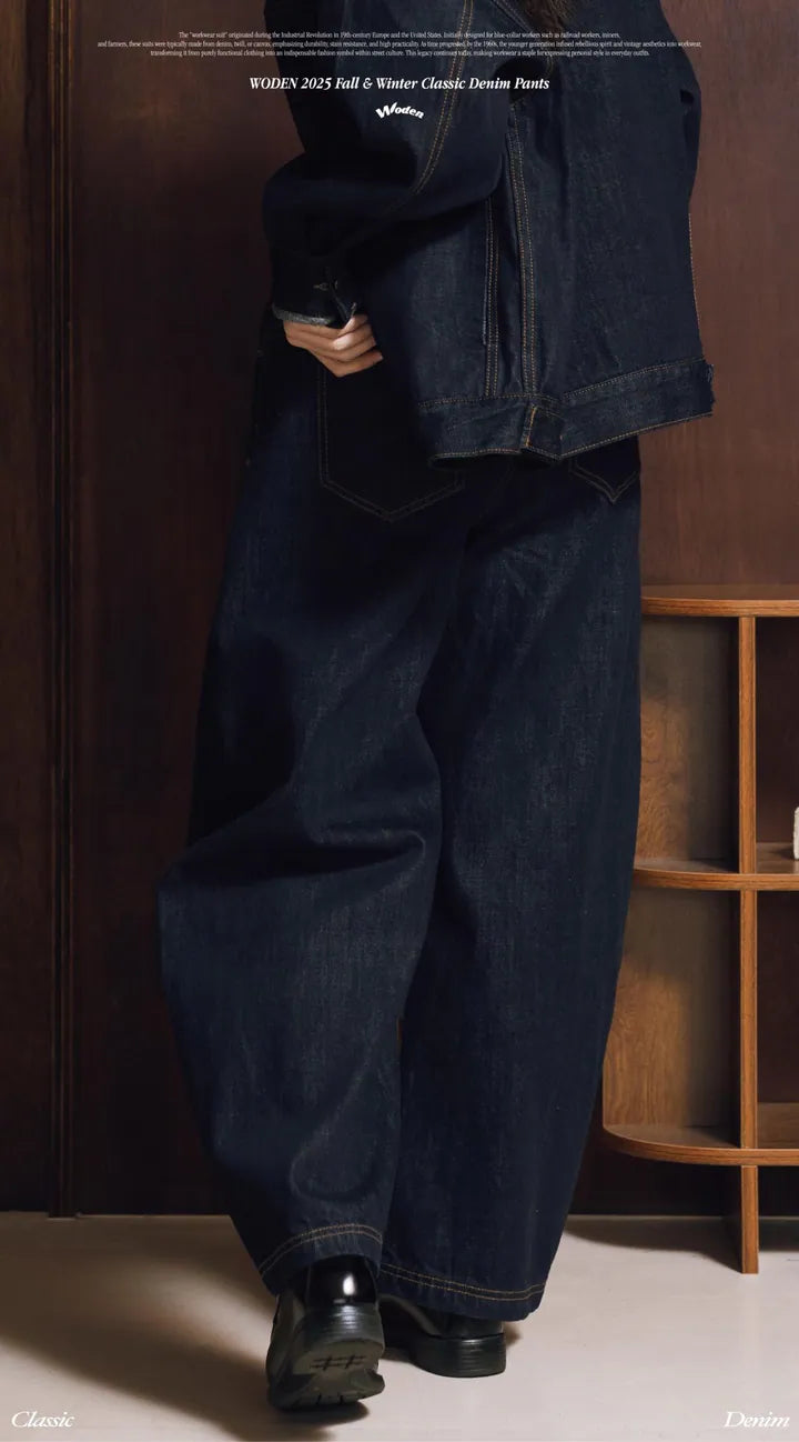 WODEN 2025 Fall & Winter 030 Classic Denim Pants