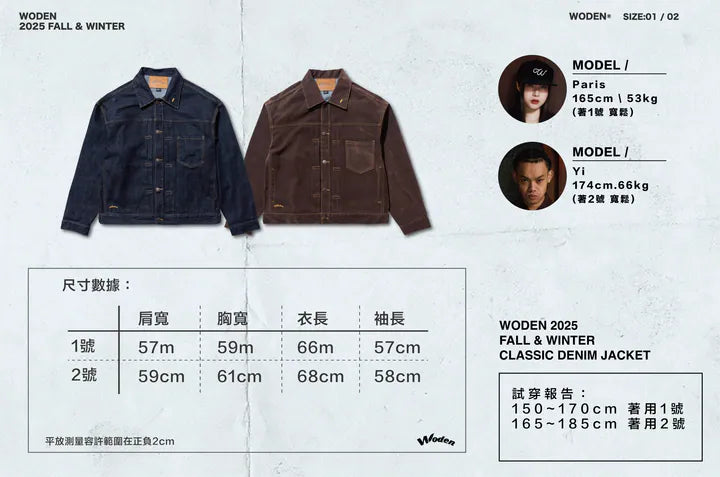 WODEN 2025 Fall & Winter 029 Classic Denim Jacket