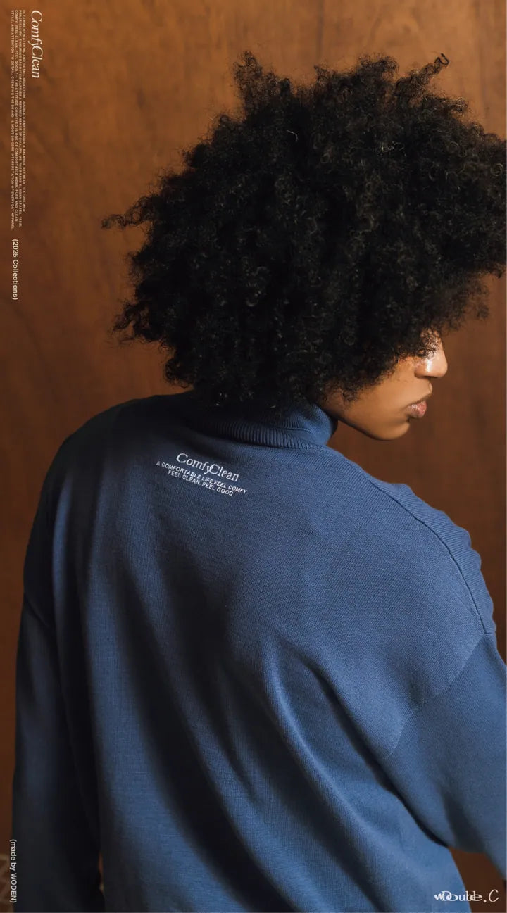 Double.C 2025 Fall & Winter Turtleneck Sweater