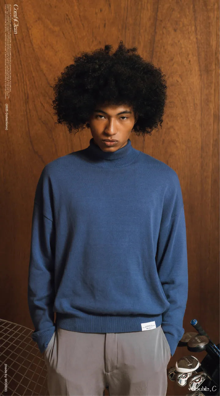 Double.C 2025 Fall & Winter Turtleneck Sweater