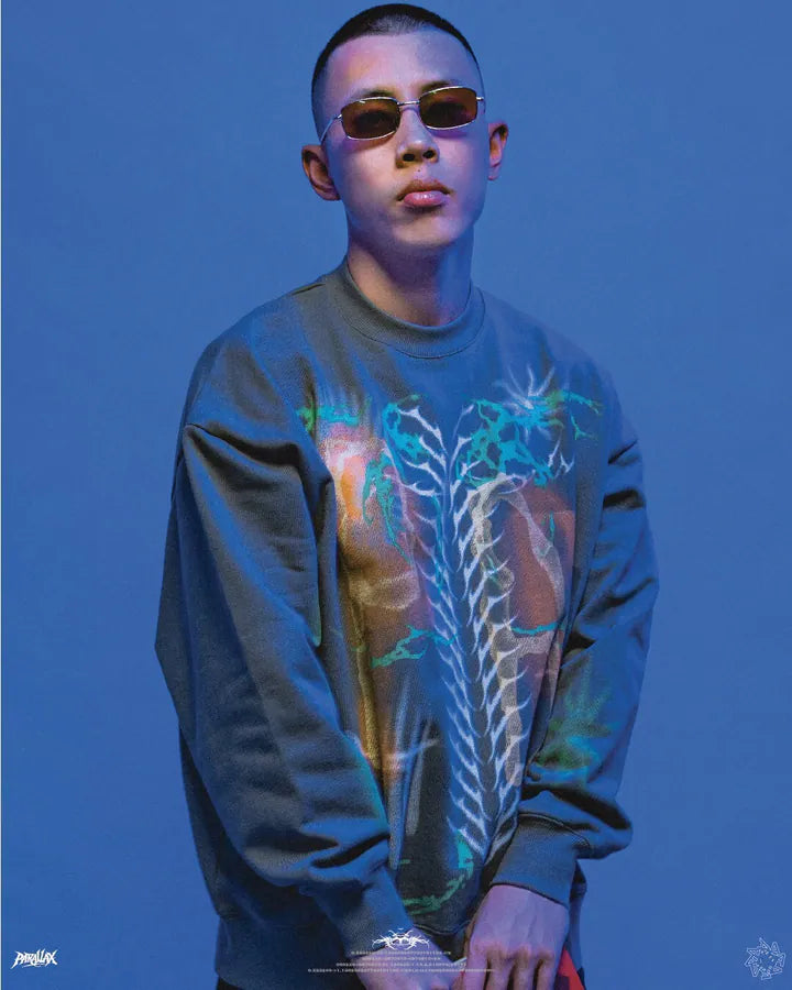 PARALLAX 25FW 002 Skeleton Sweatshirt