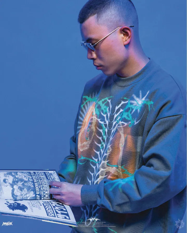 PARALLAX 25FW 002 Skeleton Sweatshirt