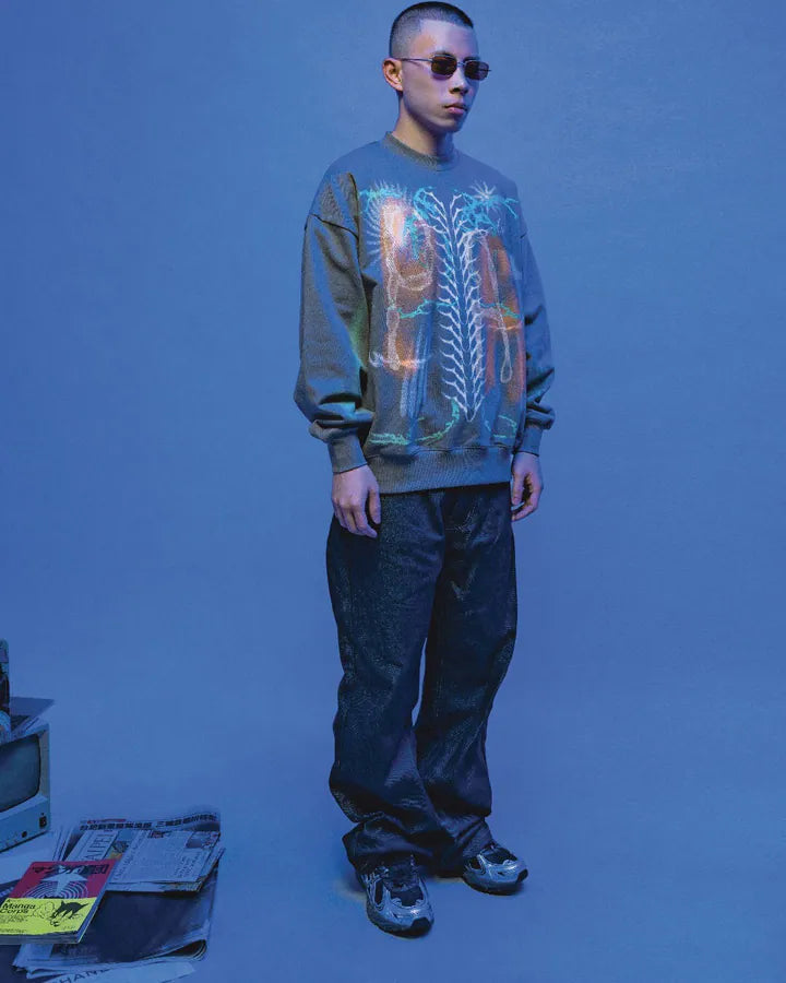 PARALLAX 25FW 002 Skeleton Sweatshirt