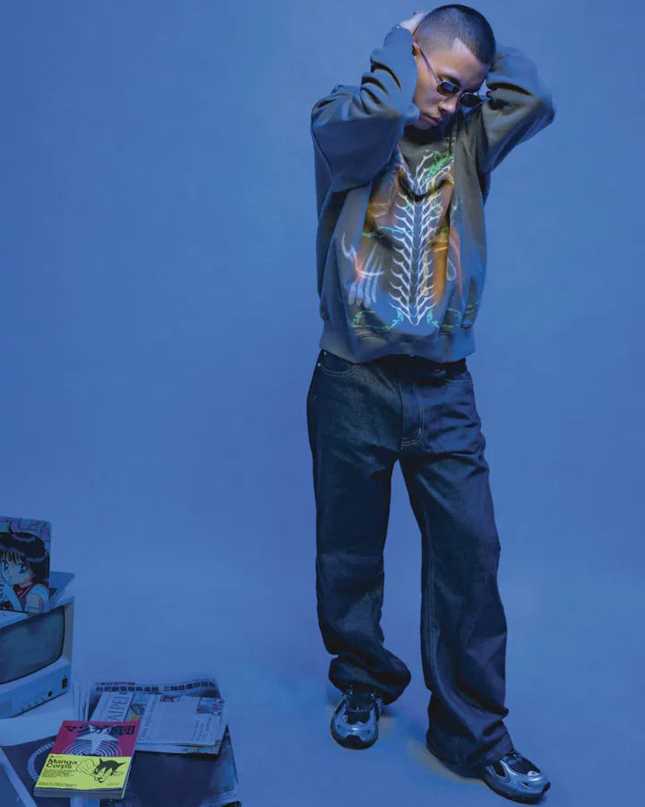 PARALLAX 25FW 002 Skeleton Sweatshirt