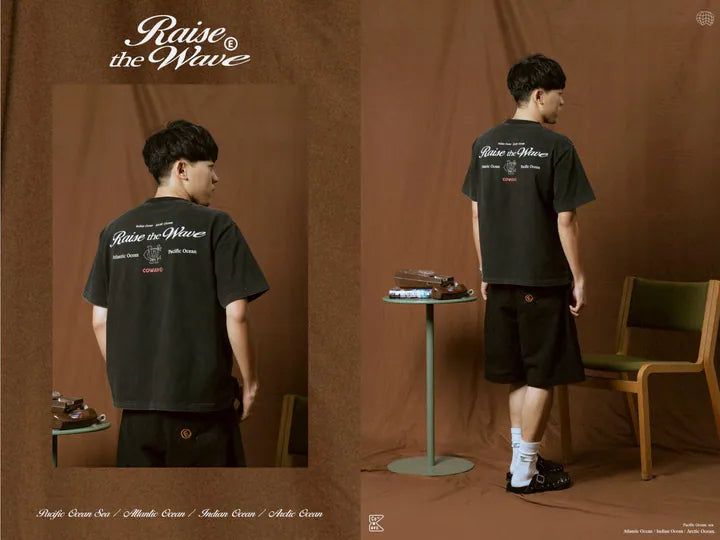 COWAVE® 2025 Fall & Winter Wash Slogan Font Tee