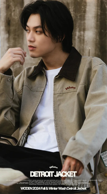 WODEN 2024 Fall & Winter 013 Wash Detroit Jacket