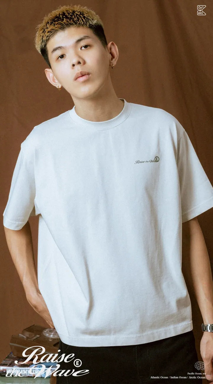 COWAVE® 2025 Fall & Winter Wash Slogan Font Tee
