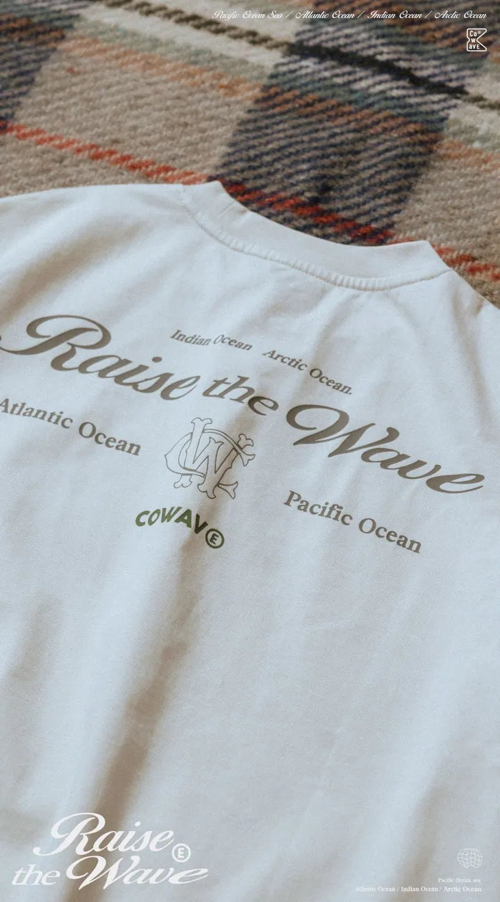 COWAVE® 2025 Fall & Winter Wash Slogan Font Tee