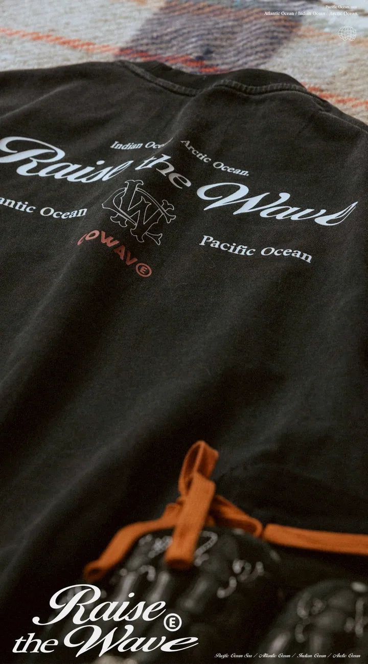COWAVE® 2025 Fall & Winter Wash Slogan Font Tee