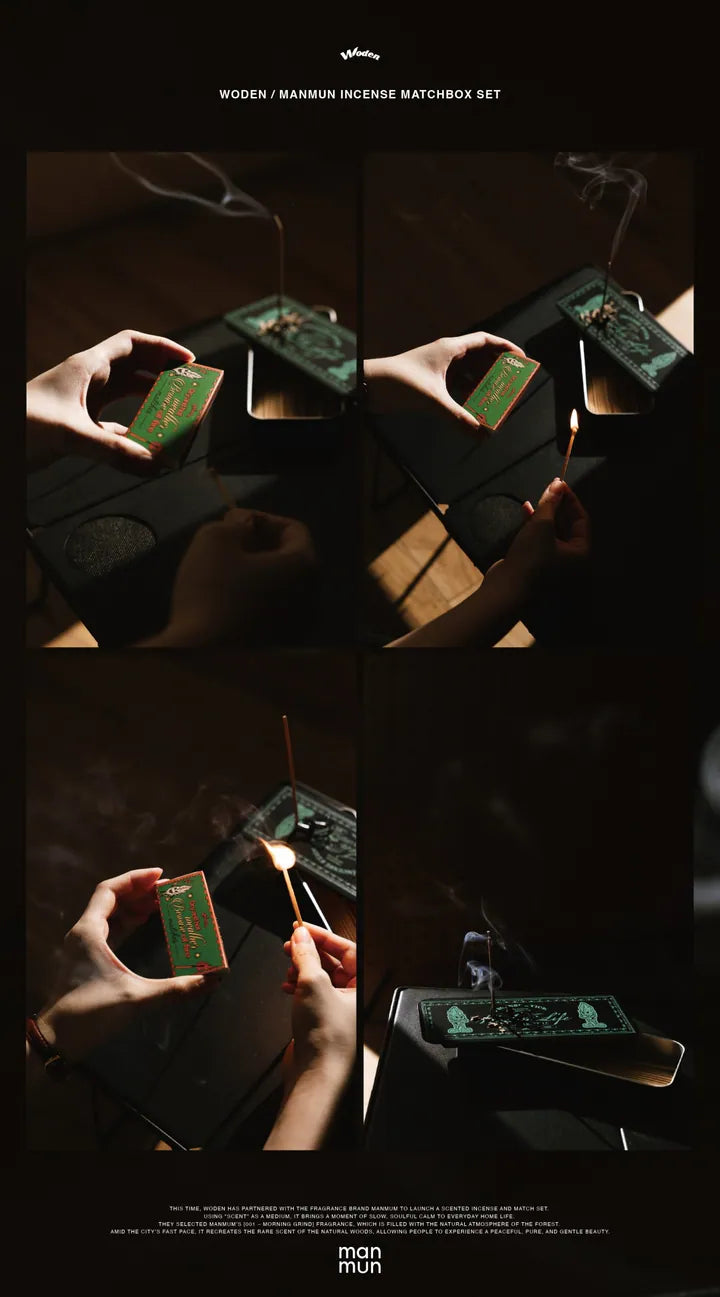 WODEN / manmun Incense Matchbox Set