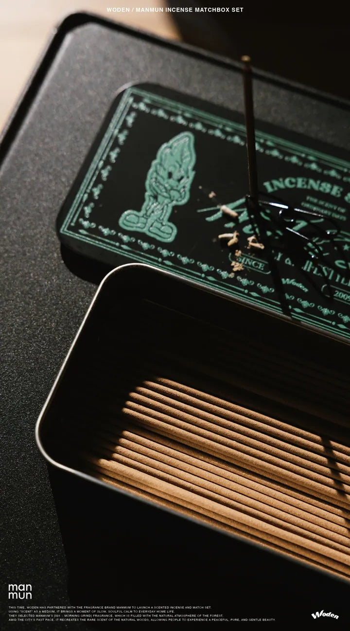 WODEN / manmun Incense Matchbox Set