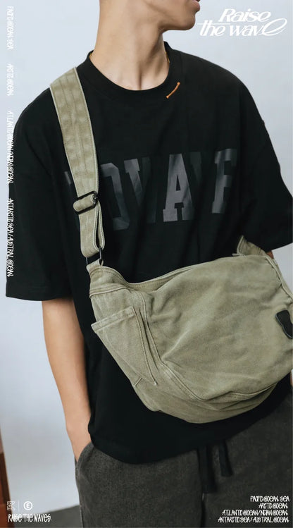 Cowave 2024 Spring & Summer Wash Newsboy Bag