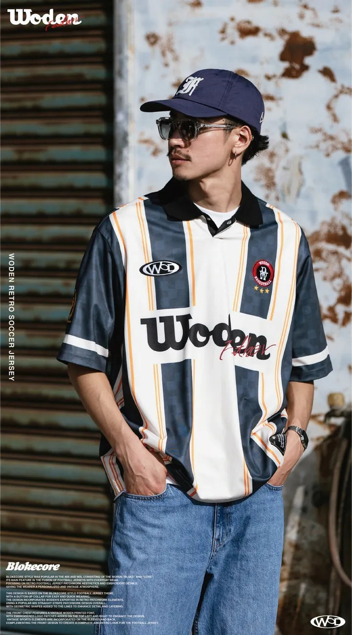 WODEN 2024 Spring & Summer 008 Retro Soccer Jersey