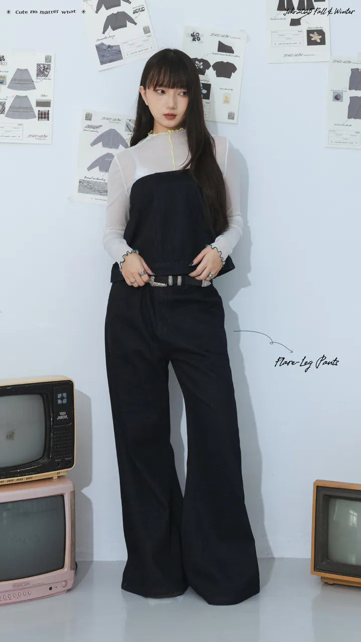YOKO 25FW Flare-Leg Pants