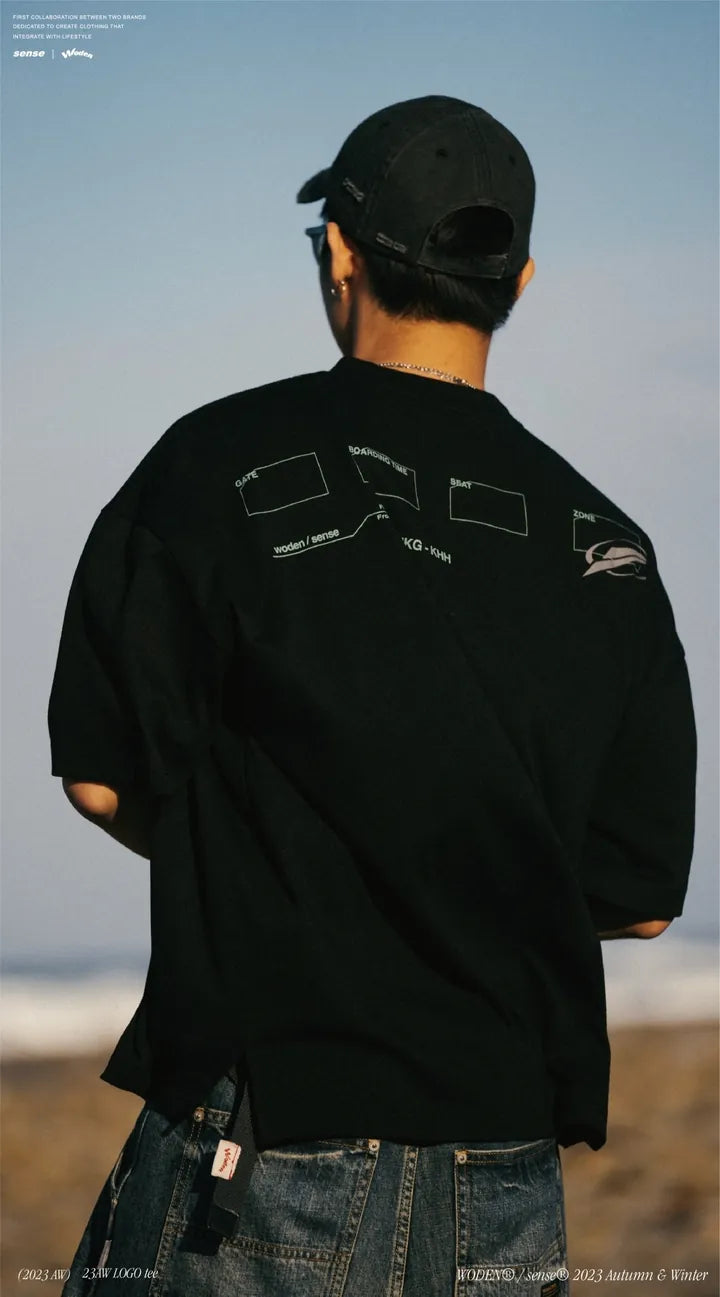 WODEN® / sense® 2023 Autumn & Winter 048 LOGO tee