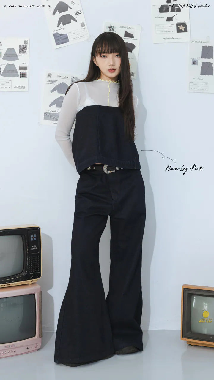YOKO 25FW Flare-Leg Pants