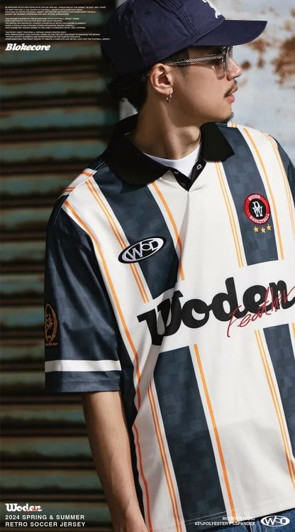 WODEN 2024 Spring & Summer 008 Retro Soccer Jersey