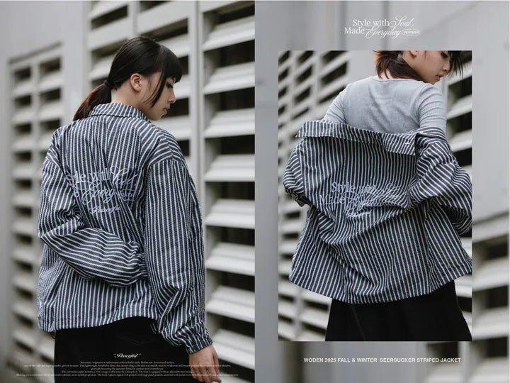 WODEN 2025 Fall & Winter 006 Seersucker Jacket