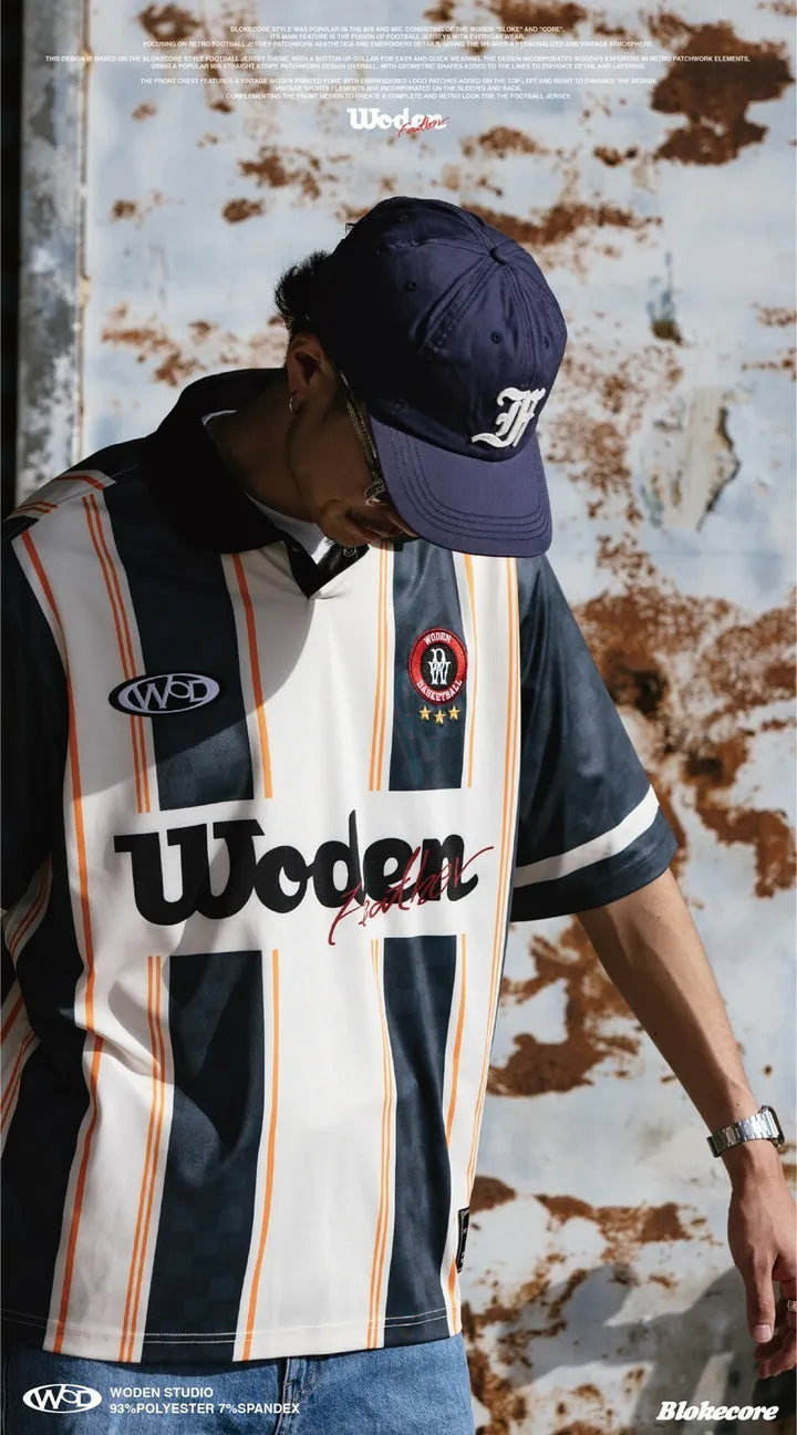 WODEN 2024 Spring & Summer 008 Retro Soccer Jersey