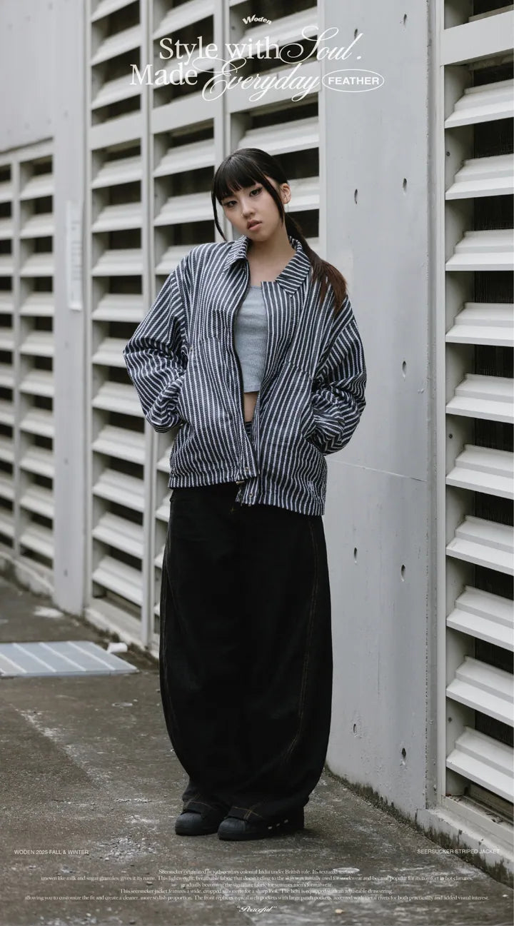 WODEN 2025 Fall & Winter 006 Seersucker Jacket