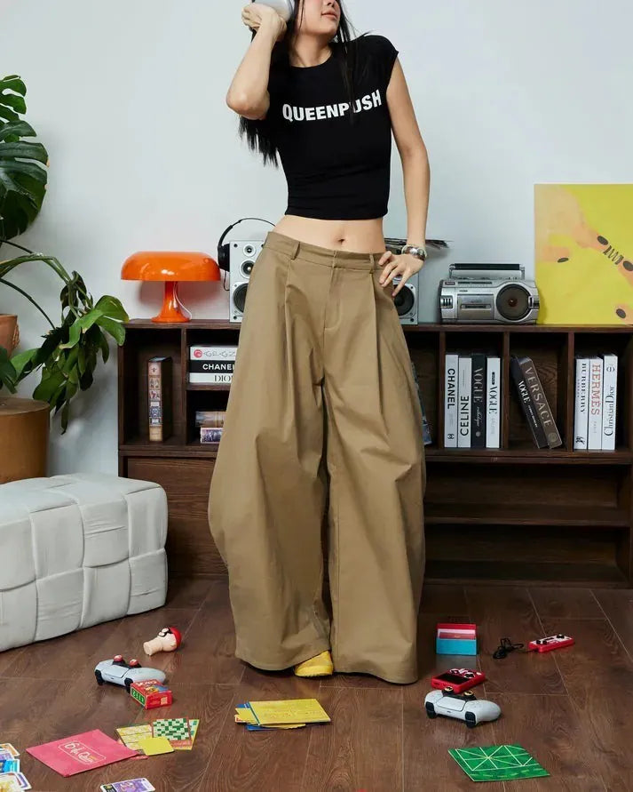PUSH PUSH KHAKI PANTS