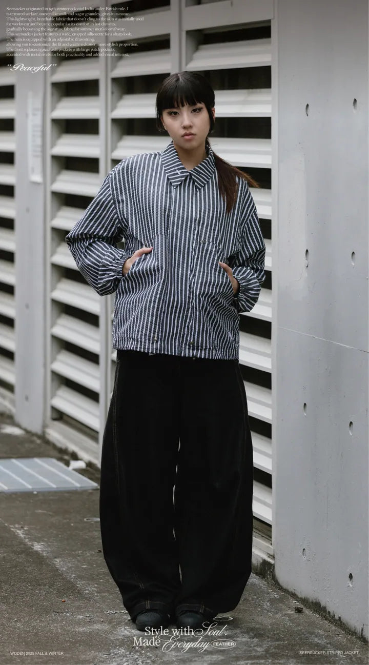 WODEN 2025 Fall & Winter 006 Seersucker Jacket