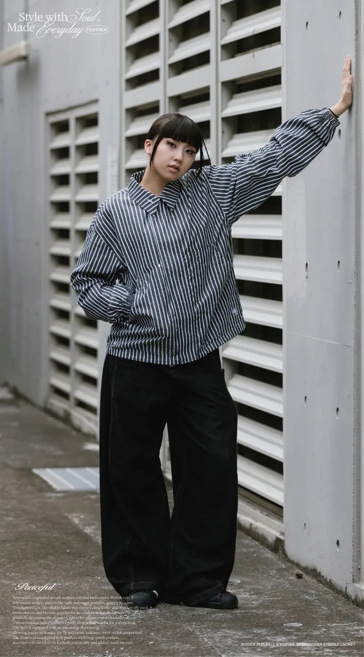 WODEN 2025 Fall & Winter 006 Seersucker Jacket