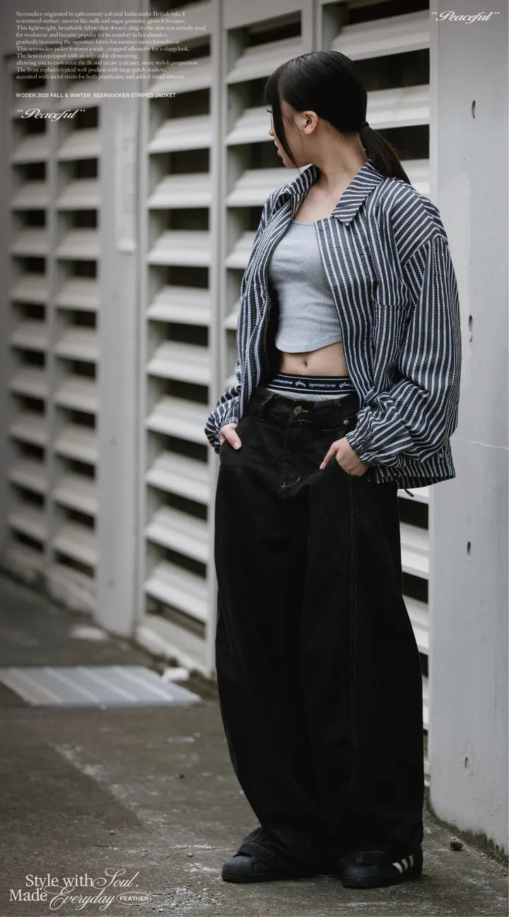 WODEN 2025 Fall & Winter 006 Seersucker Jacket