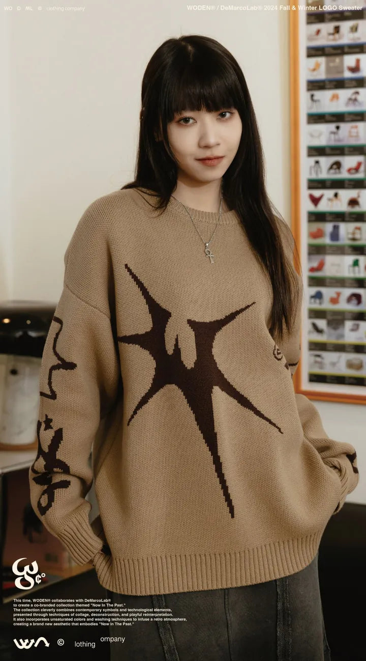 WODEN® / DeMarcoLab® 2024 Fall & Winter 049 LOGO Sweater