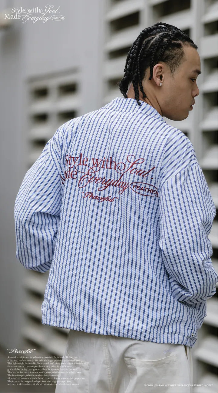 WODEN 2025 Fall & Winter 006 Seersucker Jacket