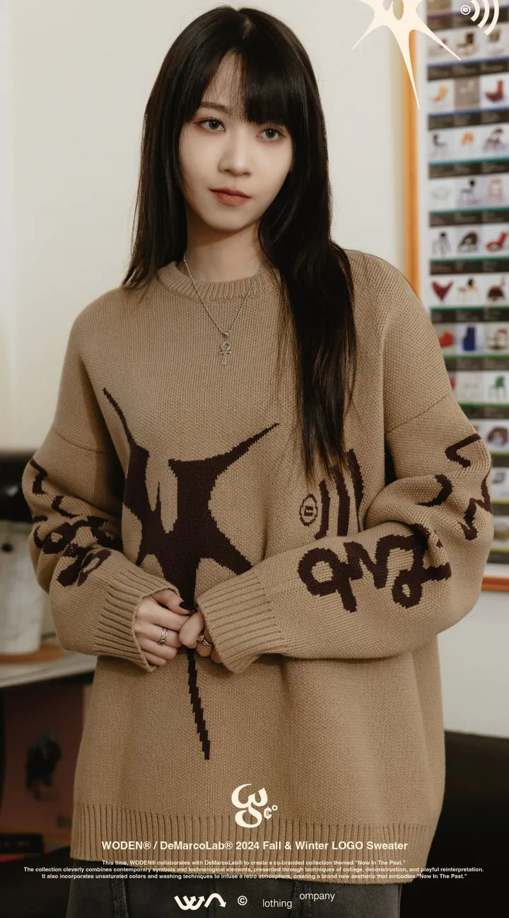 WODEN® / DeMarcoLab® 2024 Fall & Winter 049 LOGO Sweater