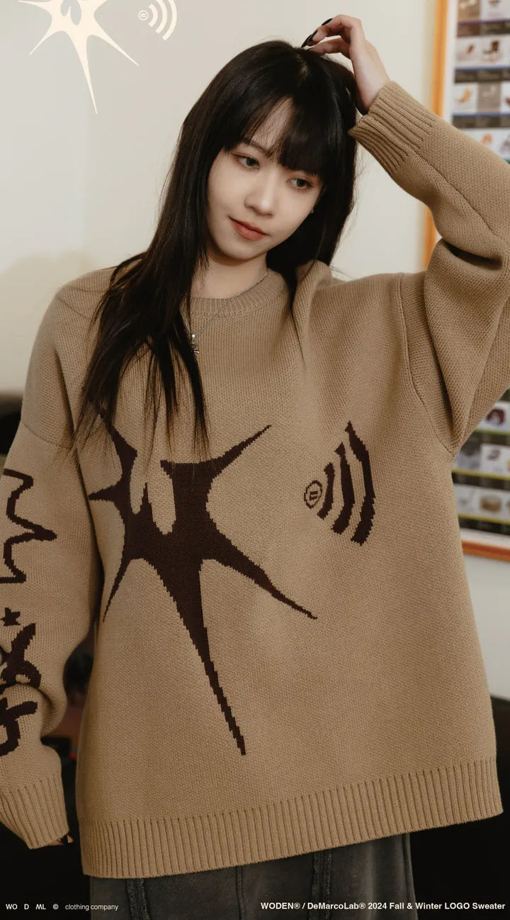 WODEN® / DeMarcoLab® 2024 Fall & Winter 049 LOGO Sweater